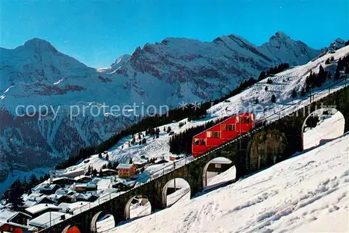 AK / Ansichtskarte Zahnradbahn Muerren 