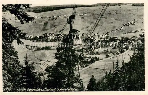 AK / Ansichtskarte Schwebebahn Oberwiesenthal  Schwebebahn