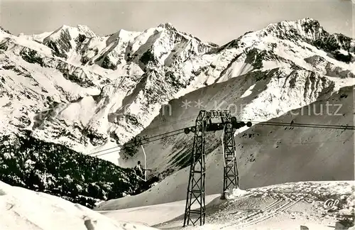 AK / Ansichtskarte Sessellift Montjoie Sessellift