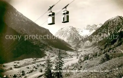 AK / Ansichtskarte Seilbahn Brand Seilbahn