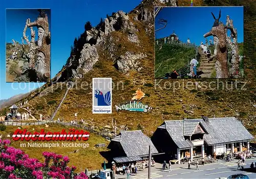 AK / Ansichtskarte Ebene_Reichenau_Kaernten Glockenhuette Nockalm Nationalpark Nockberge Holzschnitzereien Ebene_Reichenau_Kaernten