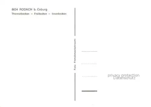AK / Ansichtskarte Rodach_Coburg Thermalbad Rodach Coburg