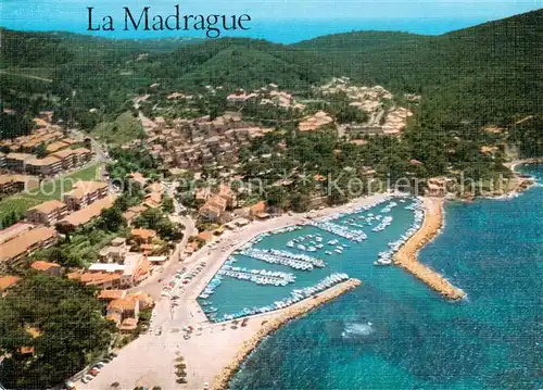 AK / Ansichtskarte La_Madrague_83 Vue aerienne du port 