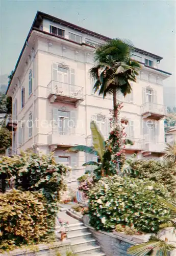 AK / Ansichtskarte Locarno_Lago_Maggiore Hotel Palmiera Locarno_Lago_Maggiore