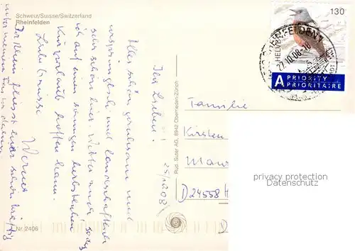 AK / Ansichtskarte Rheinfelden_AG Hotel Schiff Rheinfelden AG