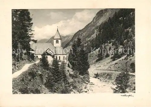 AK / Ansichtskarte St_Leonhard_Pitztal_Tirol_AT Kirche Kupfertiefdruck Serie T 8 Das choene Pitztal 