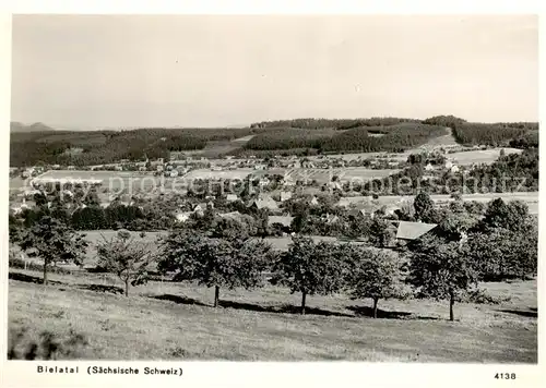 AK / Ansichtskarte Bielatal_Pirna Panorama Saechsische Schweiz 