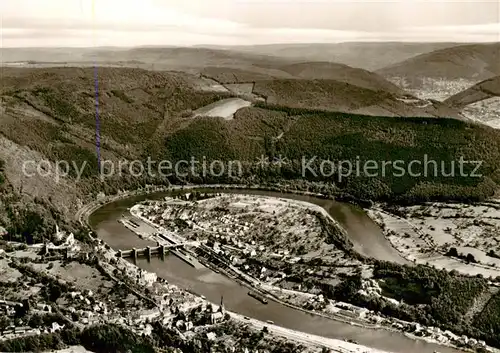 AK / Ansichtskarte Hirschhorn_Neckar Fliegeraufnahme Hirschhorn Neckar