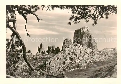AK / Ansichtskarte Dolomiti__Dolomiten_IT Cinque Torri Fuenf Tuerme 