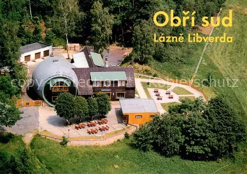 AK / Ansichtskarte Lazne_Libverda_Bad_Liebwerda_CZ Restaurace Obri sud Fass 