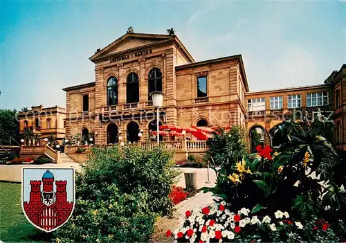 AK / Ansichtskarte Bad_Kissingen Luitpold Casino Park Wappen Bad_Kissingen