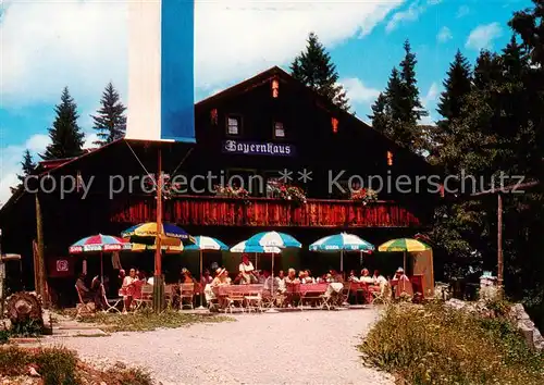 AK / Ansichtskarte Garmisch Partenkirchen Berggasthof Bayernhaus Garmisch Partenkirchen