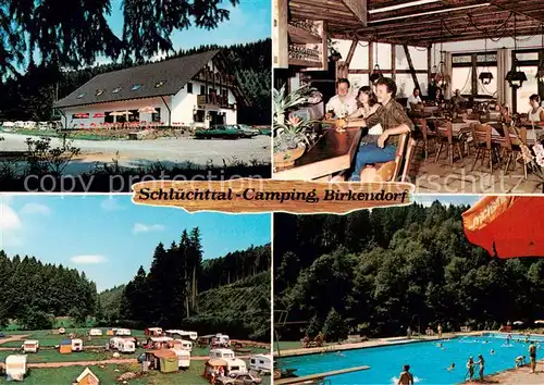 AK / Ansichtskarte Birkendorf Schluechttal Campingplatz Freibad Gaststaette Birkendorf