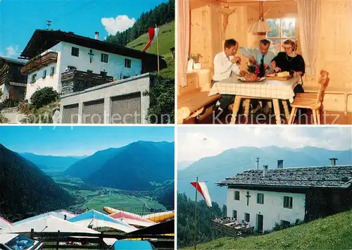 AK / Ansichtskarte Ahornach_Suedtirol_IT Bauernschankstube Roanerhof Fernsicht Alpenpanorama 