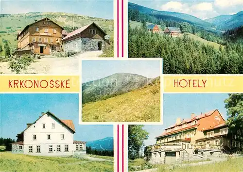 AK / Ansichtskarte Spindleruv_Mlyn_Spindelmuehle_Riesengebirge_CZ Martinova bouda Bergbaude Landschaftspanorama 