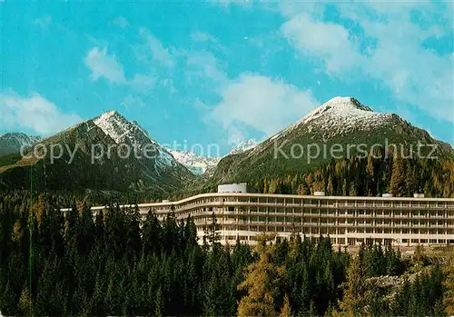 AK / Ansichtskarte Strbske_Pleso Astmaticky ustav Helios Vysoke Tatry Hohe Tatra Strbske_Pleso