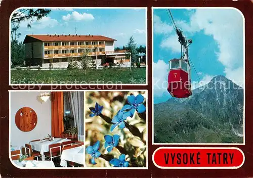 AK / Ansichtskarte Tatranska_Lomnica_SK Rekreacne stredisko VSE Energetik Stara Lesna Bergbahn Hohe Tatra 