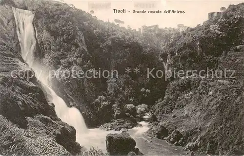 AK / Ansichtskarte Tivoli__Roma_IT Grande cascate dell Aniene 