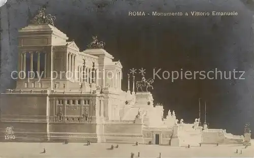 AK / Ansichtskarte Roma__Rom_IT Monumento a Vittorio Emanuele 