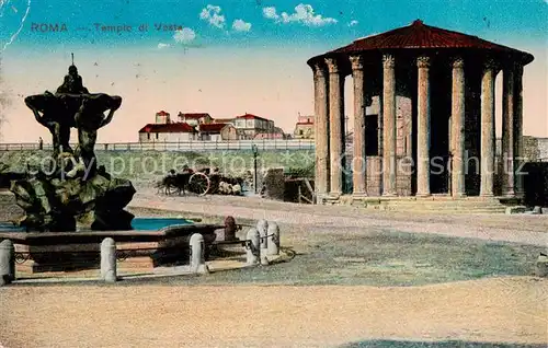AK / Ansichtskarte Roma__Rom_IT Tempio di Vesta 