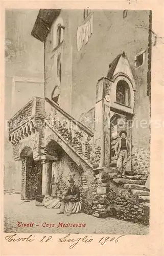 AK / Ansichtskarte Tivoli__Roma_IT Casa Mediovale 