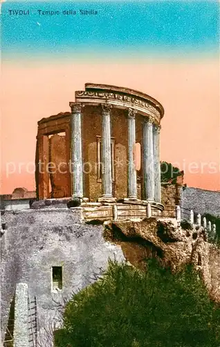 AK / Ansichtskarte Tivoli__Roma_IT Tempio della Sibilla 