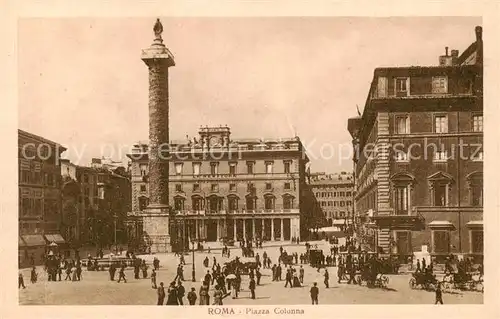 AK / Ansichtskarte Roma__Rom_IT Piazza Colonna 