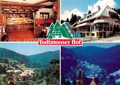 AK / Ansichtskarte Todtmoos Todtmooser Hof Hotel Ferienwohnungen Panorama Schwarzwald Todtmoos