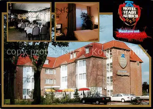 AK / Ansichtskarte Aurich_Ostfriesland Hotel Stadt Aurich Restaurant Fremdenzimmer Aurich_Ostfriesland