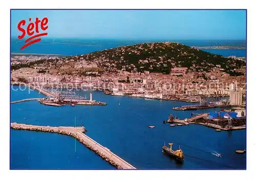 AK / Ansichtskarte Sete_Cette_34 Vue aerienne sur le port 
