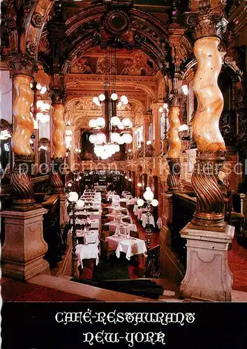 AK / Ansichtskarte Budapest_HU Cafe Restaurant New York 