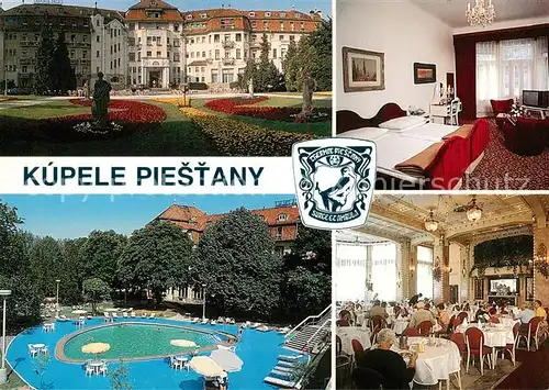 AK / Ansichtskarte Kupele_Piestany_SK Thermia Palace Hotel Restaurant 