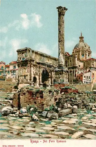 AK / Ansichtskarte Roma__Rom_IT Nel Foro Romano 