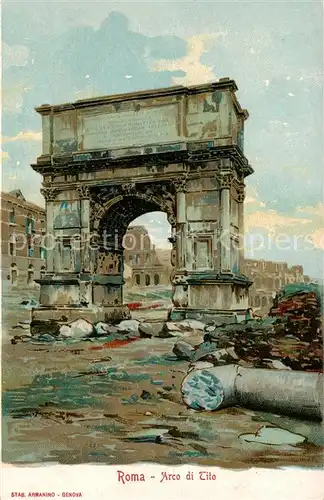 AK / Ansichtskarte Roma__Rom_IT Arco di Tito 