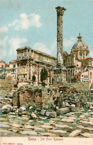 AK / Ansichtskarte Roma__Rom_IT Nel Foro Romano 