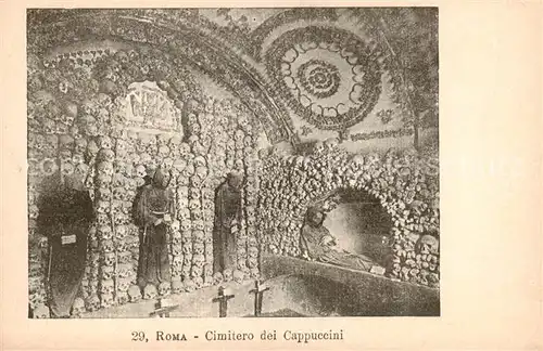 AK / Ansichtskarte Roma__Rom_IT Cimitero dei Cappuccini 