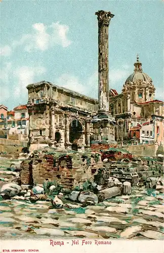 AK / Ansichtskarte Roma__Rom_IT Nel Foro Romano 