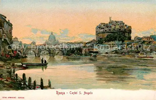 AK / Ansichtskarte Roma__Rom_IT Castel San Angelo 