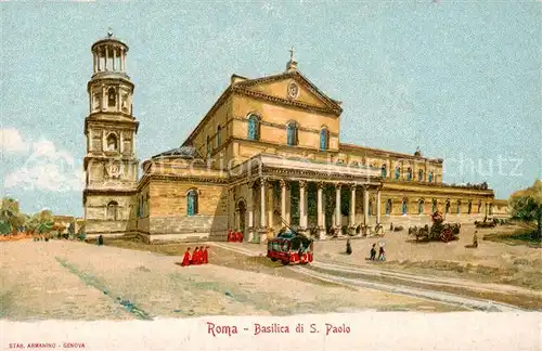 AK / Ansichtskarte Roma__Rom_IT Basilica di San Paolo 