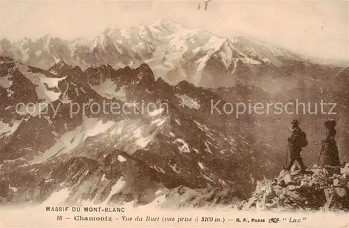 AK / Ansichtskarte Chamonix_74_Haute Savoie Massif du Mont Blanc Vue du Buet 