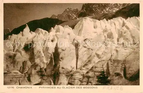 AK / Ansichtskarte Chamonix_74_Haute Savoie Pyramides au Glacier des Bossons 