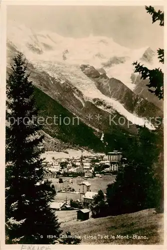 AK / Ansichtskarte Chamonix_74_Haute Savoie et le Mont Blanc 