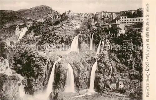 AK / Ansichtskarte Tivoli__Roma_IT Veduta generale delle Cascatelle dell Aniens 