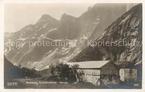 AK / Ansichtskarte Romsdal Troldtinderne Romsdal