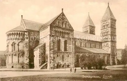 AK / Ansichtskarte Lund_Skane_Lan Domkyrkan Lund_Skane_Lan