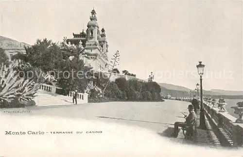 AK / Ansichtskarte Monte Carlo_Monaco Terrasse du Casino 