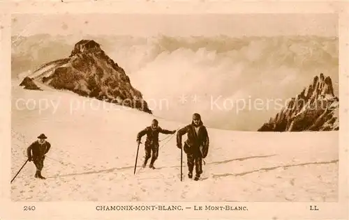 AK / Ansichtskarte Chamonix_74_Haute Savoie Le Mont Blanc 