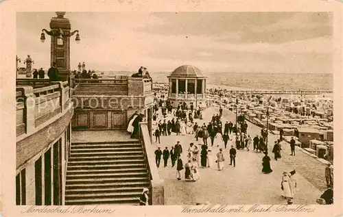 AK / Ansichtskarte Borkum_Nordseeheilbad Wandelhalle mit Musikpavillon 