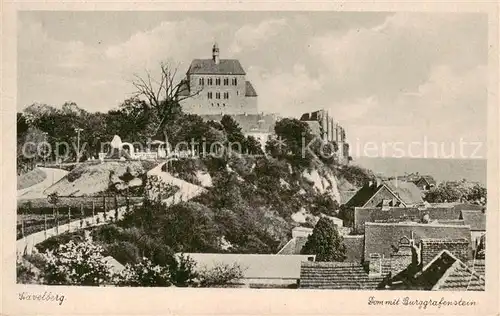 AK / Ansichtskarte Havelberg Dom mit Burggrafenstein Havelberg