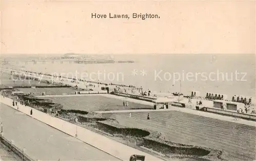 AK / Ansichtskarte Brighton__East_Sussex_UK Hove Lawns 